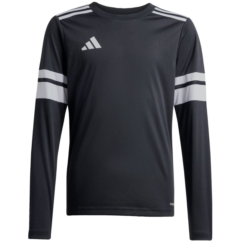 adidas Squadra 25 Long Sleeve Jersey for Kids Black and White JJ0047 General