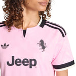 Adidas Juventus 26/27 Away Cropped Jersey Women's Pink/Black 2xs kiegészítő KB8842