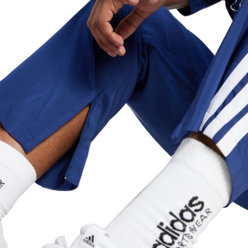 Men's adidas Essentials 3-Stripes Stanford Open Hem Blue JE6400 kék nadrág