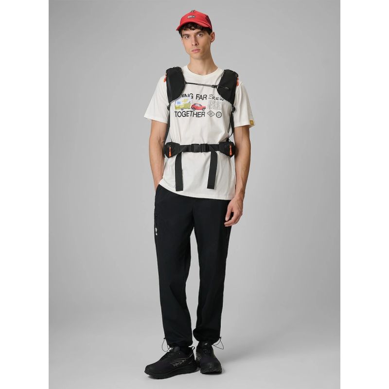 4F Men's regular printed T-shirt póló 4FRSS26TTSHM3810-11S