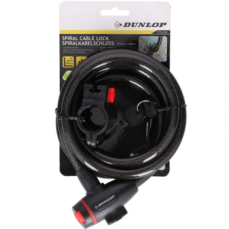 Dunlop spiral cable lock 12 mm ST fekete kiegészítő 56376