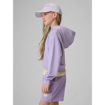 4F Girls' loose sweatshirt with hood 158/164 pulóver