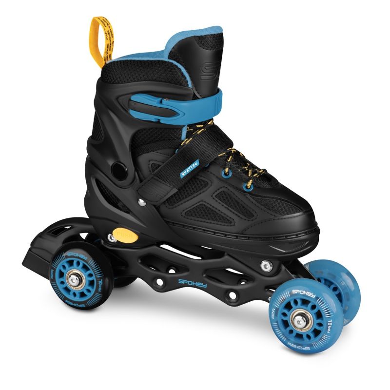 Spokey Quattro 4IN1 SPK-943432 inline skates size 30-33 BK/DBL Szabadidő kiegészítő
