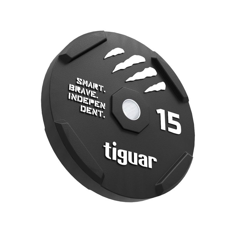 Tiguar bumper rubber black 15 kg fekete kiegészítő TI-WBRB01500