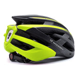Wozinsky MTB Bike Helmet with Removable Visor and Rear USB Light L - Black and Yellow czarny || żółty védőfelszerelés HT-28VCB-199834