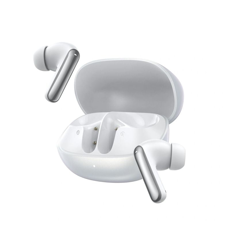 head QCY MeloBuds N20 Wireless In-Ear Noise Cancelling ANC Headphones - White biały headsets