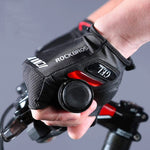 Rockbros S143-BK cycling gloves with gel inserts - black fekete kesztyű