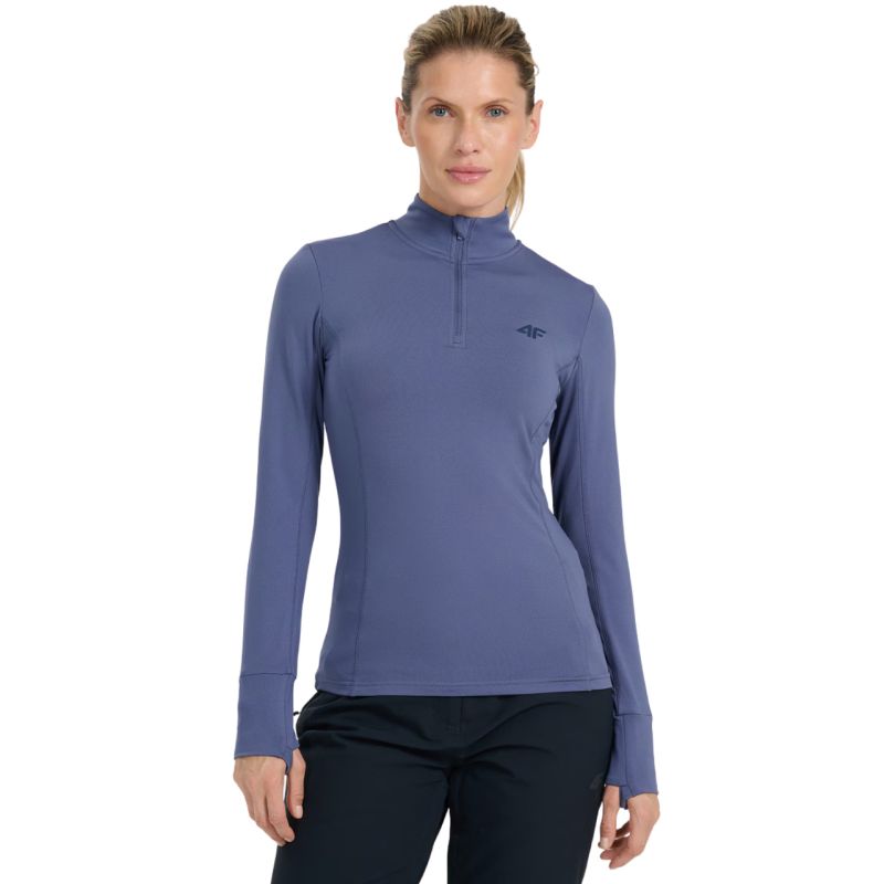 4f Women's thermal sweatshirt F098 denim 4FWAW25UBRUF098 32S Kiegészítő