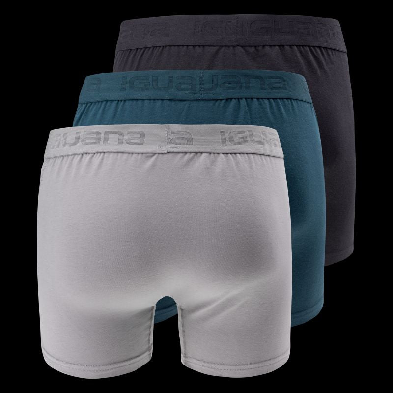 Iguana Men's PRESTO 3PACK Boxer Briefs fehérnemű 92800656427