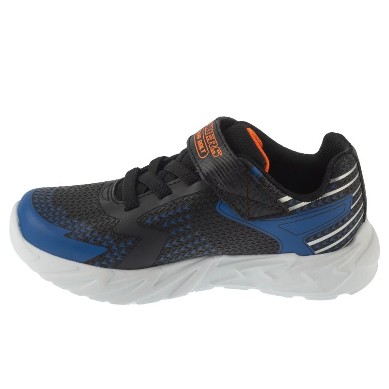 Skechers S-Lights: Flex-Glow Bolt 400138L-BKBL Black fekete utcai cipő