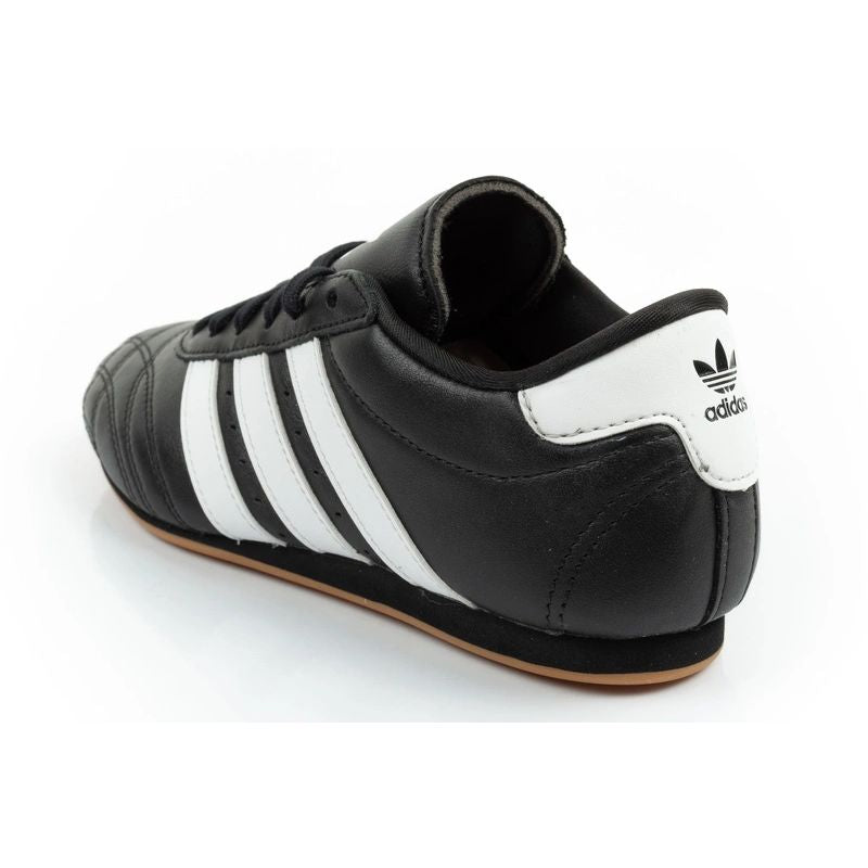 Adidas women's sports shoes Taekwondo Lace black fashionable leather