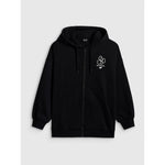 Women's loose sweatshirt with hood 4F