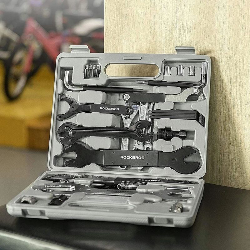 Rockbros 43210810001 bicycle repair kit - gray szürke készlet 304004-163815
