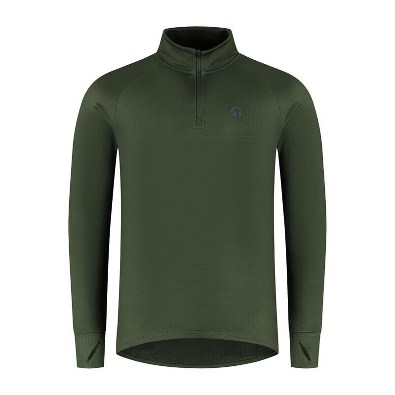 Rogelli ESSENTIAL running sweatshirt green 3XL zöld pulóver