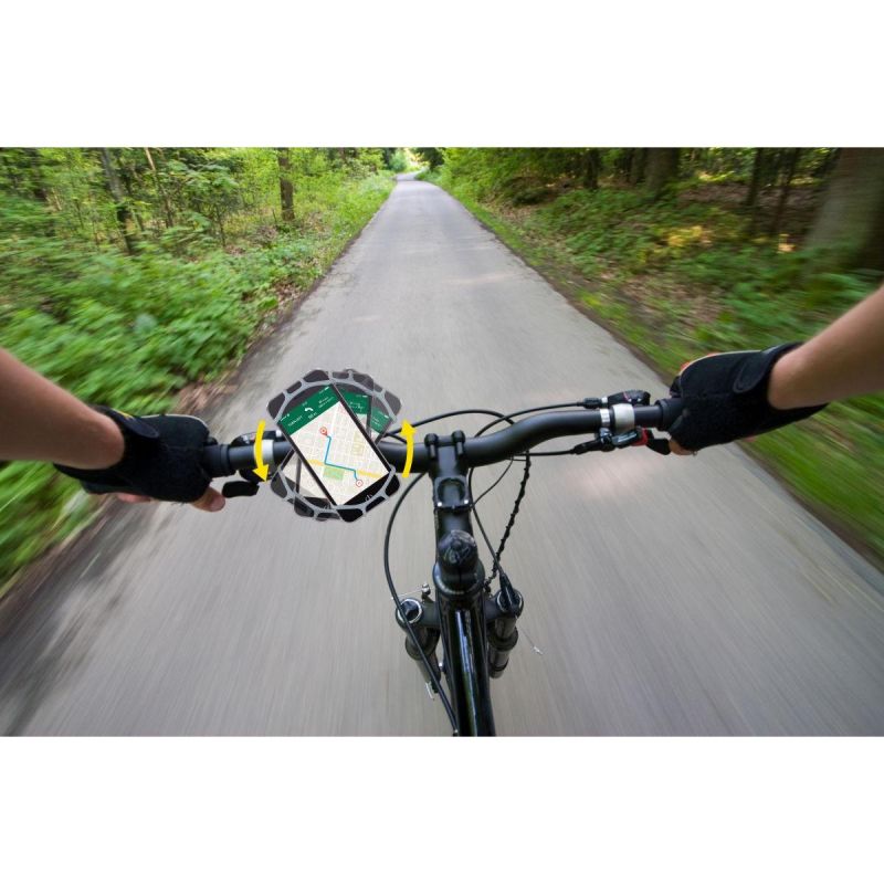 Dunlop Silicone Bike Phone Holder 360 Rotating Gray szürke kiegészítő GSP-267784