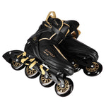 Nils Extreme ARMOUR black and gold roller skates size 41 arany görkorcsolya