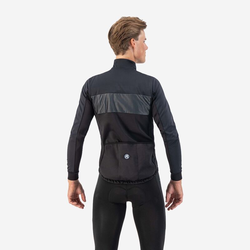 Rogelli ATTQ Winter Black and Gray 2XL szürke dzseki