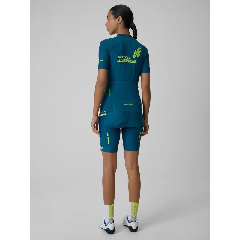 4F Women's cycling with foam and gel pad short