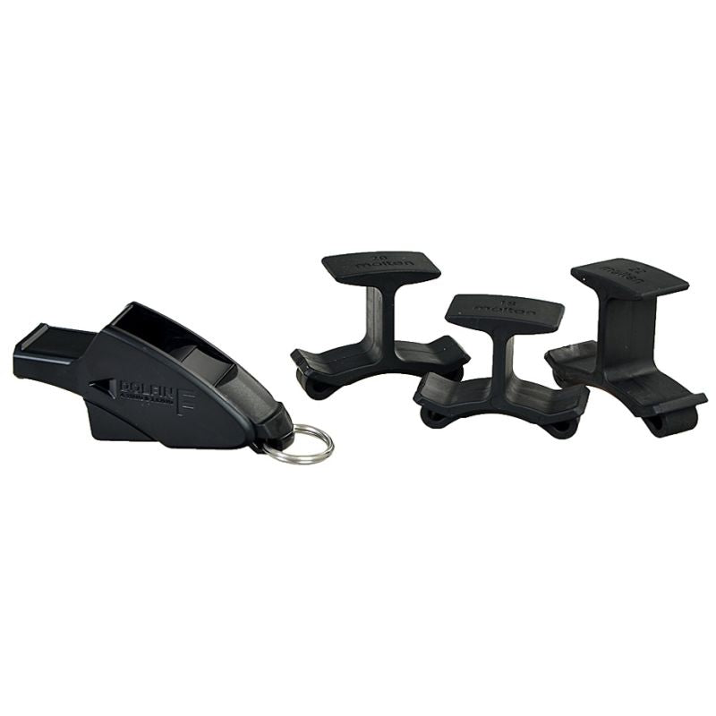Molten Delfin F whistle with handle KS fekete whistles