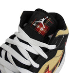 AIR Jordan Original 1 Mid Tartan Swoosh Men's Sneakers - fekete cipő