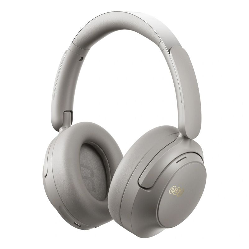 head QCY H3S Wireless On-Ear Headphones with LDAC and ANC Noise Cancellation - Gray szary headsets