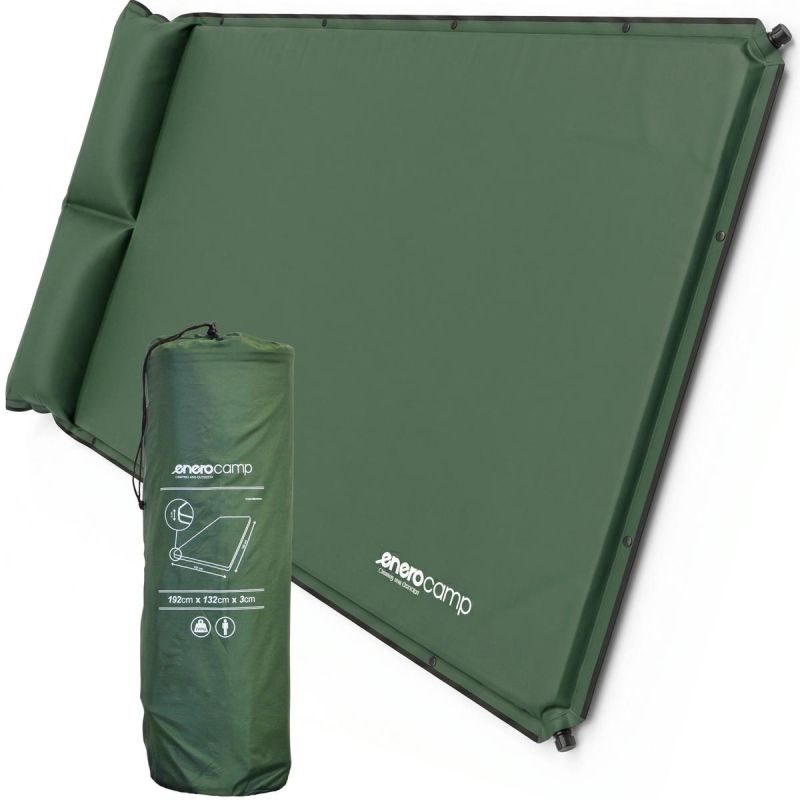 Enero Self-Inflation Mat Green Camp zöld training equipment, tourist equipment