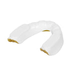 DBX Bushido Gel Mouthguard + Box - White and Gold | GelTech arany protectors and knee pads