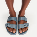 Birkenstock Men's ARIZONA EVA Slides BASALT GRAY (Standard Width)