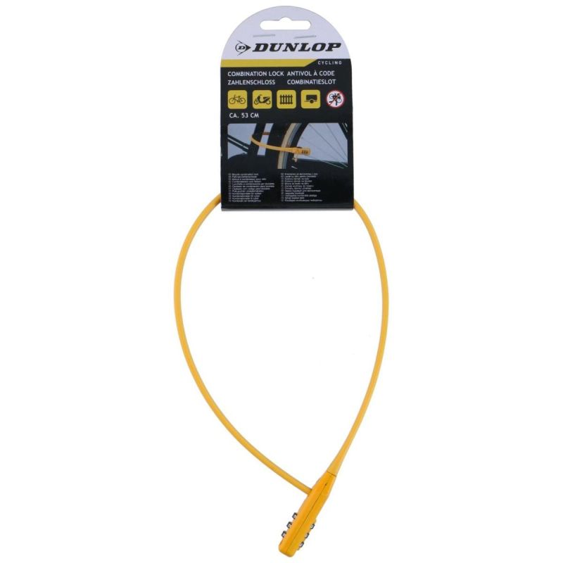 Dunlop Yellow Code Strap Bike Lock sárga öv GSP-573212