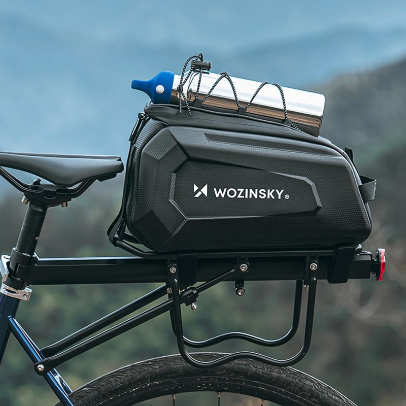 Wozinsky WSR-01B Bicycle Pannier for Trunk 9l - Black fekete elektronika 304004-198905