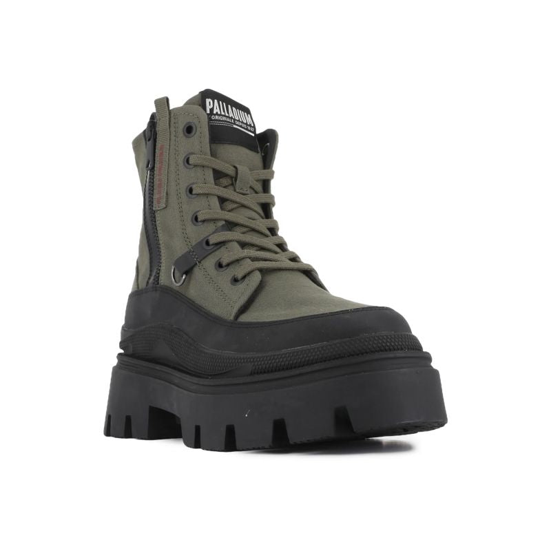Palladium PALLASQUAD ZIP TX 99532-325 Olive Night General
