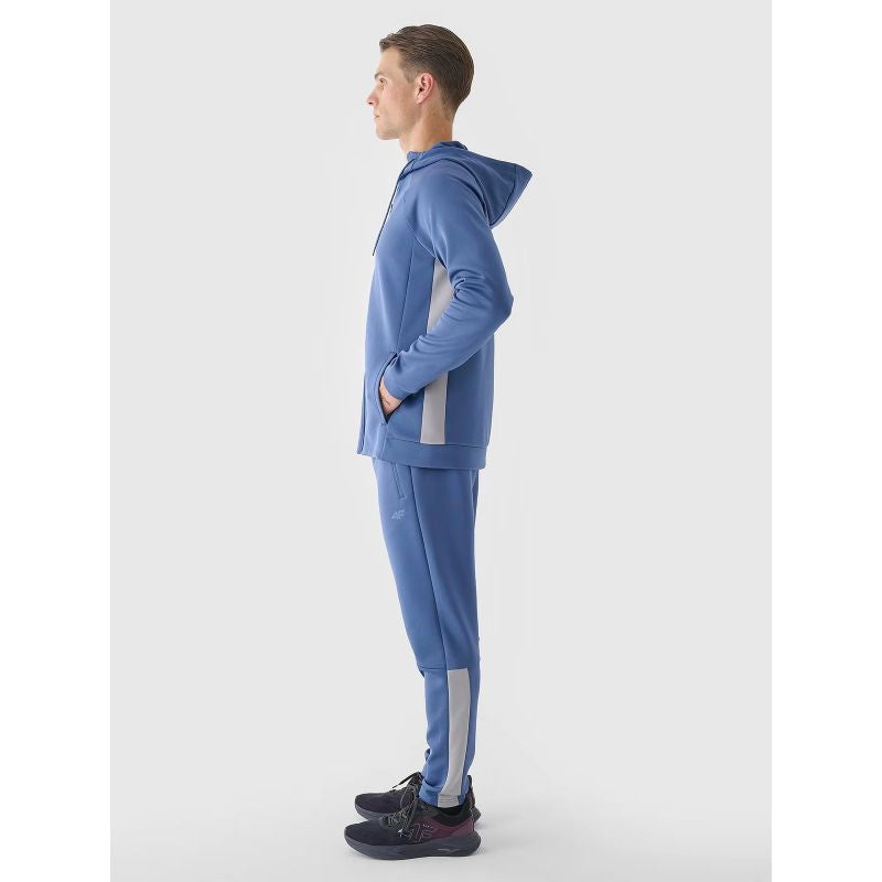 Men's training sweatshirt with a hood 4F 4FWAW24TFSWM405-32S 3xl kapucnis pulóver