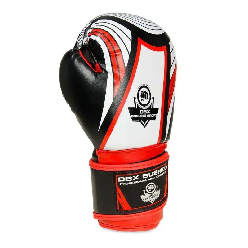 DBX Bushido 6oz Boxing Gloves for Kids - Junior Red piros kesztyű