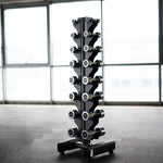 HMS CHD DUMBBELL SET 2 x 1 - 8 KG (72 KG) + STR36 RACK kiegészítő 17-62-143
