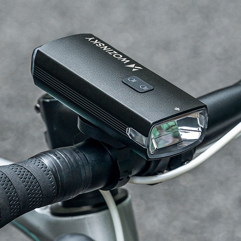 Wozinsky Front Bike Light + USB-C Cable (3000 lm) - Black fekete elektronika 304004-184329