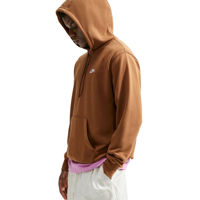 Nike Club FT PO Hoodie Men's Light barna pulóver FN3866270