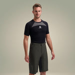 Rogelli MTB ADVNTR cycling bermuda green zöld short