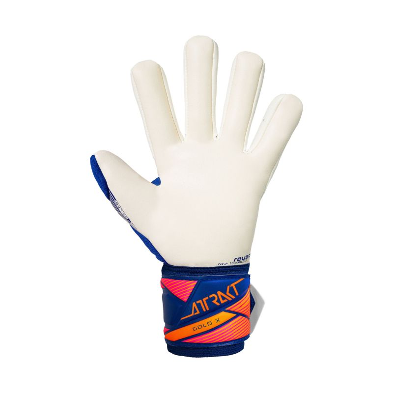 Reusch Attrakt Gold X NC Goalkeeper Gloves Blue 5670955 arany kesztyű 56709554126