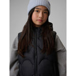 Girls' hooded vest 4F 4FJRSS26TVJAF355-20S vests
