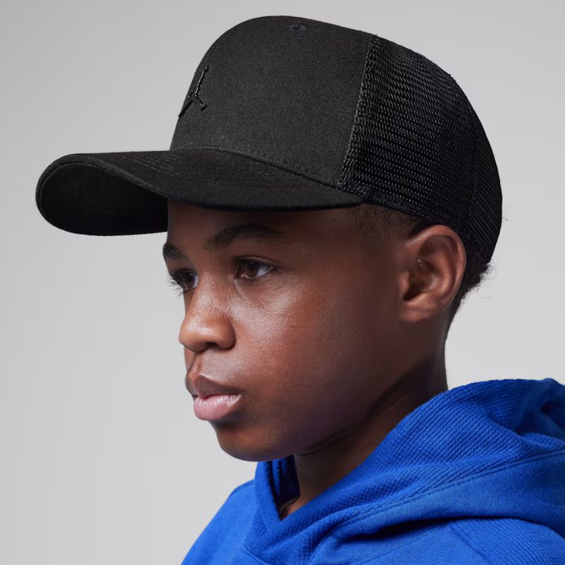 AIR Jordan Big Kids' Metal Jumpman Trucker Cap - uniwersalny hats, caps