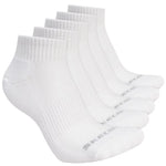 Skechers 5pk Unisex 1/2 Terry Qtr Crew White