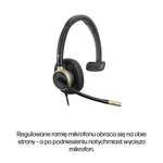 HP Poly Mission 815 Monaural USB Wired Headset