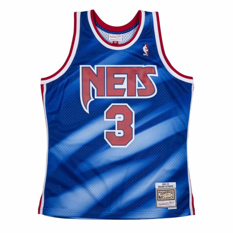Mitchell & Ness Swingman Jersey NBA New Jersey Nets Drazen Petrović - SMJYSB19031-NJNPTRY90DPE kosárlabda mez