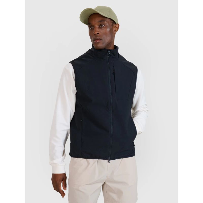 4f Men's sleeveless vest with stand-up collar 4FWSS25TVJAM194-20S General