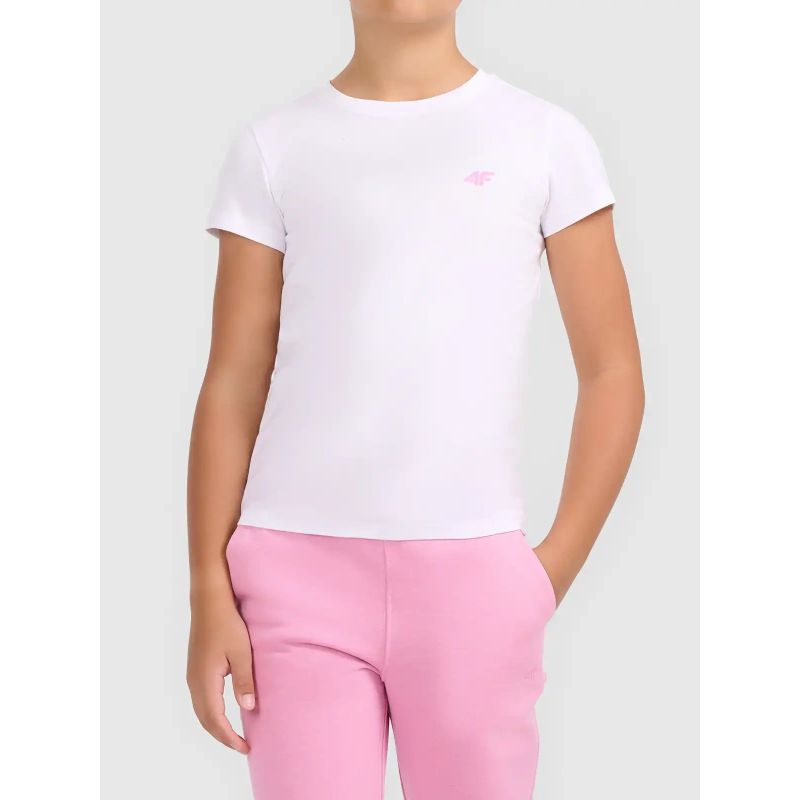 4F Girls' cotton T-shirt gyerek póló 4FJWMM00TTSHF3615-10S