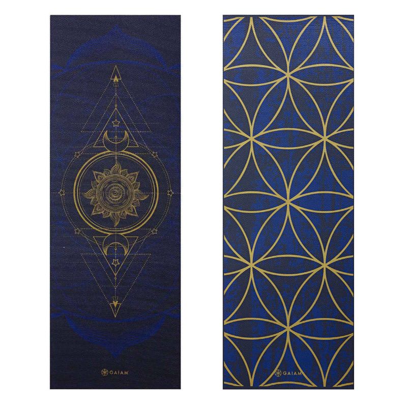 Gaiam Sun and Moon double-sided yoga mat 6mm 63419 Edzőfelszerelés