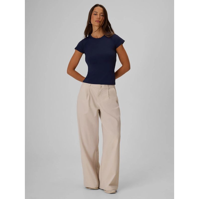 4F Women's slim plain T-shirt póló 4FRSS26TTSHF4520-31S