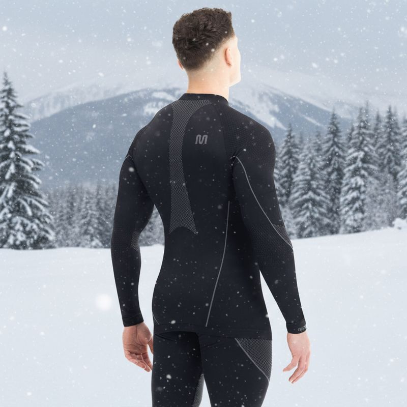 Meteor thermal underwear XL/XXLblack fekete férfi termoaktív ruha 16688