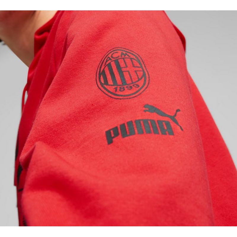 Puma Sweatshirt Puma AC Milan FtbCore Graphic Hoody M 772316-01 Pulóver