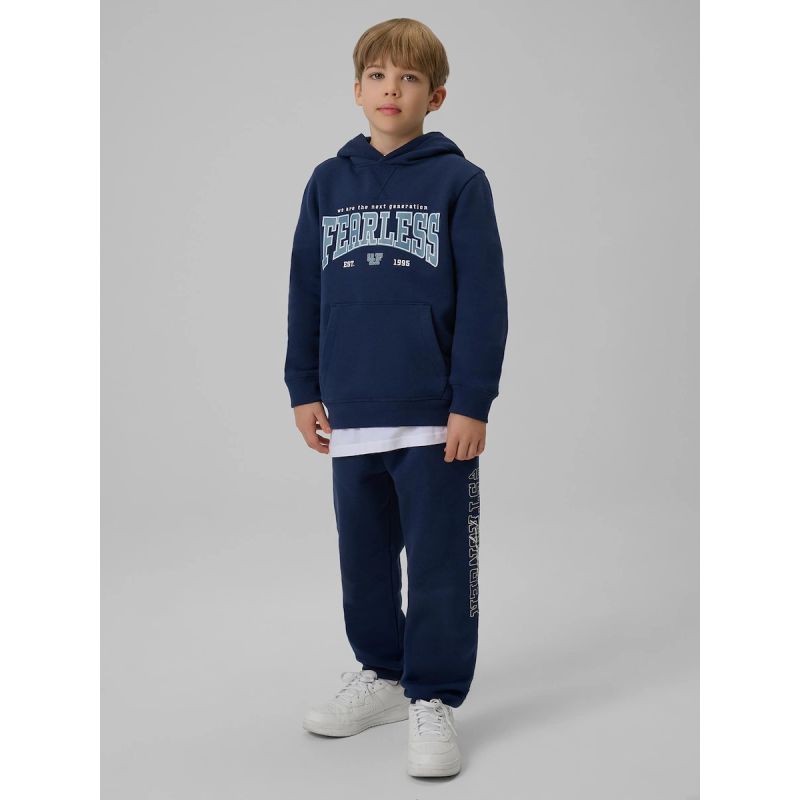 Boy's regular hooded sweatshirt 4F